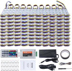 LED Storefront Lights, 200PCS 103Ft 5050 SMD, RGB Color Changing LED Module Lights Decorative Window Lights with Remote Control, String Lights for Store Advertising Letter Signs, Waterproof