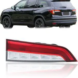 Left Inner Tail Light Replacement for Honda Pilot 2019-2022 Brake Lamp Driver Side 34155-TG7-A11