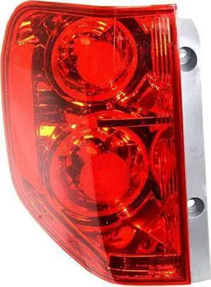 Fischer Driver Side Tail Light Lens and Housing Compatible with 2003-2005 Honda Pilot