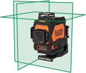 93PLL Self-Leveling Laser Level with Bright Green 3x360-Degree Planes, Rechargeable Battery, Magnetic Mount