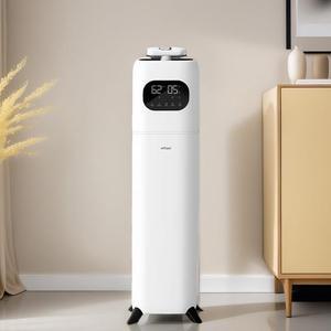 Humidifier Large Room, 2.3Gal/9L Room Humidifiers for Bedroom with with Timer, 360°Nozzle, Large Cool Mist Humidifier with Aroma Box, School, Office, Warehouse, White