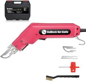 Foam Cutter Pro Electric Hot Knife, 100W Styrofoam Cutting Tool Kit- with Heavy-duty Case Blades & Accessories RM-008 (100W)