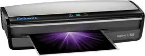 Fellowes Jupiter 2 125 Laminator with 10 Pouches, 12.5 Inch (5734101), Black & Grey