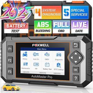 NT614 Elite OBD2 Scanner with 5 Resets ABS Bleeding/SAS Calibration/Oil/EPB/Throttle, Upgrade of NT604 Code Reader Scan Tools, ABS SRS Engine Transmission Battery Test Car Scanner