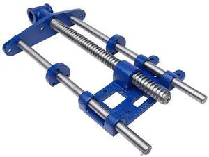 F10WW Woodworker's Vise | Front Vise | 10 Inch Woodworking Tool | Cast Iron Body Construction with a Solid Steel Main Screw | Blue