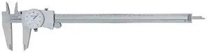 505-746 Dial Caliper.001" Graduation, 0.1" per Revolution, 0-12" Range, 0.002" Accuracy, White Face