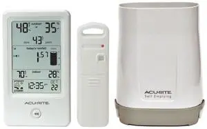 01089M Rain Gauge with Thermometer & Humidity