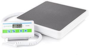 Grade Floor Scale - Portable - Easy to Read Digital Display - Heavy Duty - Home, Hospital & Physician Use - Pound & Kilogram Settings - 12" x 12.5" Platform - 550 lb Limit by Patient Aid
