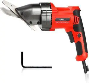 Electric Fiber Cement Siding Shear, 4.8-Amp Hardie Board Cutter with 360 Degree Swivel Head, Variable Speed & Continuous Cutting, for Cutting Cement Board, Tile Board, Backer board, 2700 SPM