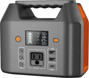 Power Bank with AC Outlet 150W 110V Laptop Power Bank, 155Wh/ 42000mAh Battery Bank, Lithium Ion Power Supply for Emergency Camping