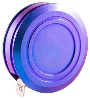 Titanium Retractable Tape Measure - Blue Raspberry - 3 Foot User-Replaceable Tape - Pocket Size - Imperial and Metric - Keychain Clip - Lightweight - Everyday Carry
