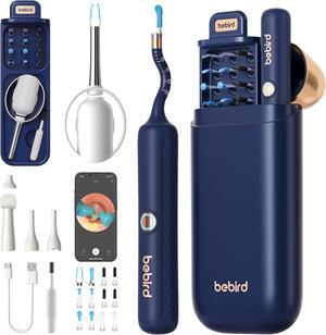 Earsight Plus Ear Cleaning Camera Wax Removal Tool kit, Flexible Ear Scope Otoscope Camera Light, Visual Ear Picker Wireless Earwax Remover Tweezers for Adults & Kids