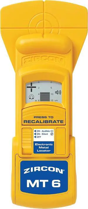 MetalliScanner MT6 Professional Metal Detector,Yellow,12.17 x 8.23 x 3.58 inches