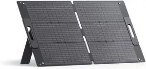 100W Solar Panel (2025 New) for Solar nerator EB3A AC2A AC50B AC70 AC180 AC200L Elite 200 V2 AC300 B300K Handsfree 1 & 2, Foldable Solar Charr with Adjustable Kickstands for RV, Camping