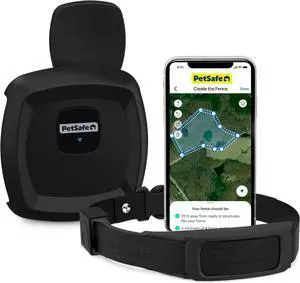 Guardian GPS Dog Fence  No Subscription  Create Your Own Wireless Fence for Dogs  for Yards 3/4 Acres or Larr  World's Safest GPS Dog Fence Tech  New, Redesigned Collar