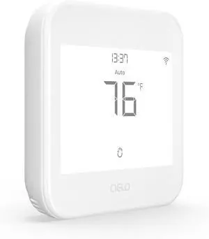 Cielo Smart Thermostat Eco | Energy Star Certied Thermostat | Supports Conventional Systems up to (2H/2C) & Heat Pumps (4H/2C) | Free C-Wire Adapter in Box | NOT for Mini Split Systems | (White)