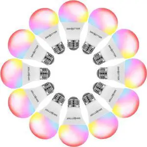 Tuya Smart Light Bulbs, RGBCW Wi Color Changing Led Bulbs Compatible with Alexa and  Home Assistant, A19 E26 9W 800LM Multicolor Led Light Bulb, No Hub Required, Light Bulbs 12 Pack
