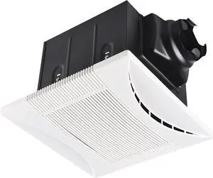 Super-Quiet 90 CFM, 0.8 Sone Bathroom Ventilation and Exhaust Fan (90CFM)