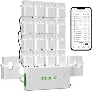 Vue 3 Home Energy Monitor - Smart Automation Module and Real Time Electricity Usage Monitor, Power Consumption Meter, Solar Net Mete for UL Certified Safe Monito by DT
