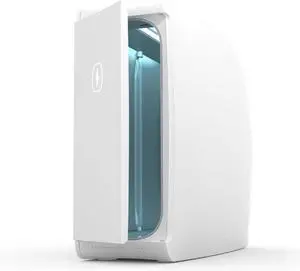 XL (HomeSoap) UV Llight Sanitizer | 360° Sanitizing Box & Charger Large Capacity Sanitizes Tablets, Baby Bottles, Remotes, Toys More (White) by DT