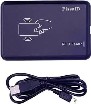RFID Reader 125KHz - Reads Proximity Cards & EM4100 ID Card USB Emulates Keyboard for Linux, Android, Win, iOS by DT