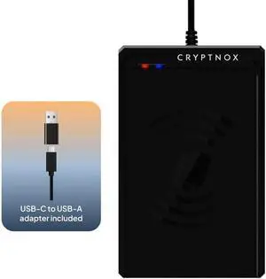 Contactless Smart Card Reader  ISO 14443 & Mifare® Compliant | USB Type-C and Type-A Connectivity Secure Authentication for E-Payments, E-Commerce, Access Control More by DT