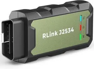 RLink J2534 Pass-Thru Programmer, OEM Reprogramming and Diagnostic Tool, d VCI, Supports J2534/D-PDU/CAN-FD/DoIP, Compatible with 17+ Vehicle Brands, No OE Software Provided by DT