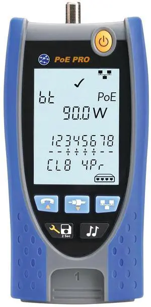 | R158006 PoE Pro Cloud Connected Data Cable and Verifier Includes Testing Features of The VDV II PRO Advanced Wiremap & Troubleshooting Tool by DT