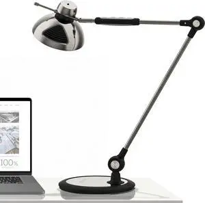 LED Desk Lamp Gesture Control | Lamps for Home Office 3 Color Modes, 12 Brightness Lls, Memory Adjustable Tall Eye-Friendly Task Desktop Light Reading, Working, Crafts by DT