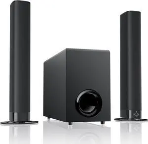 Sound Bar with Subwoofer, 120W for Smart TV, Deep Bass & Volume Boost 3 Equalizer Modes, Bluetooth/ARC/Opt/AUX Connect, Detachable Soundbar TV/PC/Gaming/Projectors by DT