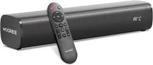 2.1ch Sound Bar for Smart TV with 6 Lls Voice ment, Built-in Subwoofer, 16 Inches Bluetooth 5.3 Soundbar Speakers ARC/Optical/AUX/USB Connection by DT