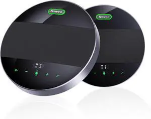 MagiCall-EX Bluetooth Conference Speakerphone, Daisy Chain/Use Alone up to 30 attendees, Bluetooth/Wireless/USB Microphone, 360°Voice Pickup Noise Cancelling for Conference Call Large Meeting