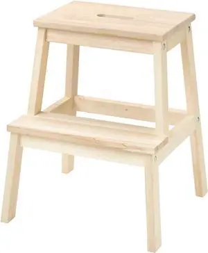 Wooden Utility Step ,Beige New by DT
