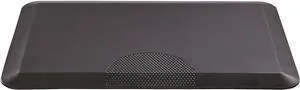 Anti-Fatigue Mat, 20" x 30", Reduces Fatigue, Increases Comfort, Durable Self-Skinning Polyurethane for Home & Office, Black by DT