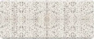 Nama Standing Mat  Anti-Fatigue Cushioned Kitchen Mats for Floor | Ergonomic Bounce-Back Foam & Emile Latte 30" x 72" by DT