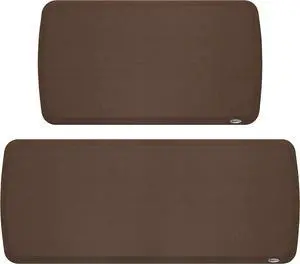 Elite Anti-Fatigue Kitchen Mat Bundle - 20 x 36 & 48, Linen Truffle by DT