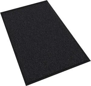 Door Floor Mat Commercial Grade Large Size 4' x 6'Heavy Duty Tough Entry Collection Slip Skid Entrance with Rubber Backing Low Profile and Easy to Clean Indoor Outdoor Rug by DT