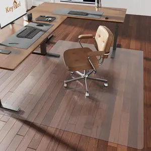 [Thickened to 2.0mm] 60"x75" Computer Chair Mat for Hardwood, PVC Office Hardwood Floor, Anti-Slip Rolling Floor Protector,Vinyl Mats Home, Under Desk Chairs by DT