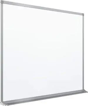 Porcelain Whiteboard, Magnetic Dry Erase White Board, 4' x 6', Anum Frame (PPA406) by DT