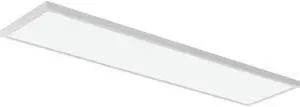 CPANL 1x4 LED Flat Panel Light, 1 Ft. x 4 Light Panel, Ceiling Lighting Fixture, 4000 Lumens, 3500K/4000K/5000K Switchable CCT, Includes Direct Mount Bracket, White by DT