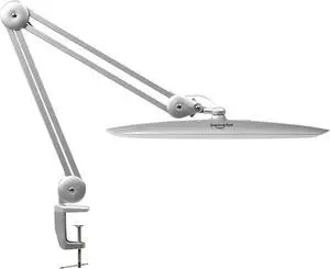 LED Desk Lamp with Clamp, Dimming Task for Reading Desktop Office Workbench Table Architect Sewing Study Home Craft, Bright 117PCS LEDs, 2200 Lumens 20 Inch Metal Swivel Arm Work by DT