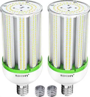 150W LED Corn Bulbs,5000K,AC110-277V,18000lm,E26/E39 Base,LED Replacement Metal Halide HID CFL for Commercial Industrial Lighting Warehouse High Bay Light Fixture Garage Workshop(2Pack, 150Watts)