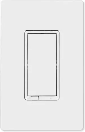 Z-Wave Light Dimmer with QuickFit & SimpleWire, 3-Way Ready, Works with Alexa, Google Assistant, Z Wave Hub Required, Repeater/Range Extender, Smart Switch, White & Almond, 700Series, 58438