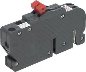 UBIZ1520 Newly Manufactured Zinsco R381520 Replacement, Twin/Tandem 15/20 Amp Thin Series Circuit Breaker, Gray