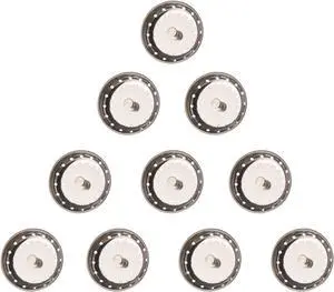 SR11401CP-10P Kitchen Sink Basket Strainer Replacement, US Standard Drains (3-1/2 Inch),Stainless Steel Body with Spring Clip, Chrome Plated 10 Pack