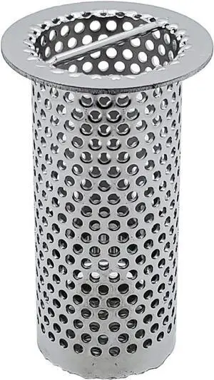 Commercial Flood Drain Strainer (1, 2" Diameter x 4" Tall Cylinder)