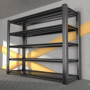 3020LBS Standing Shelf Units 72" H x 48W x 20" D,Heavy Duty Garage Shelving Units and Storage, 5-Tier Metal Shelves, Storage Rack for Garage Organization, Basement, Workshop, 1Pack