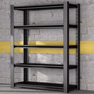 5-Tier Heavy Duty Garage Shelving Unit, 3000 LBS Capacity Metal Storage Rack 72" H x 48" W x 20" D, Adjustable Steel Shelves for Garage, Warehouse, Basement, Pantry, Workshop.1 Pack