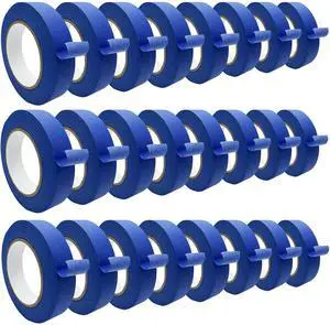 Blue Masking Tape, Painters Tape, Painting Tape (1442.4yd=0.94IN*60.1yd*24), Original Multi-Surface Easy Removal Paint Tape with Medium Adhesive Backing for Indoor Outdoor Use, 24 Rolls
