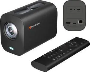 VM20 Wired Streaming Camera 4K with 40X Hybrid Zoom/8 Noise Canceling Mics/Remote Control, Plug & Play, HDMI/USB/RJ45 Webcam for LiveStream, Video Call, Creator, Multicam Ready